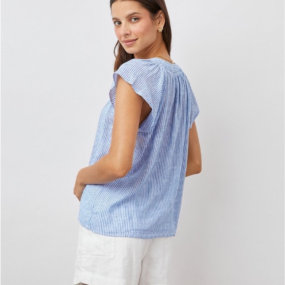 RAILS Linen Striped Alena Shirt - Picture 3 of 11